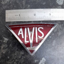  VINTAGE  ALVIS CAR BADGE