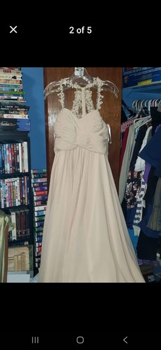 Beige chiffon sleeveless - beige,