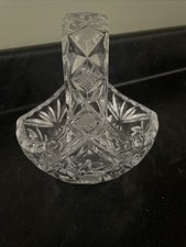 Vintage hand Cut Lead Crystal Basket