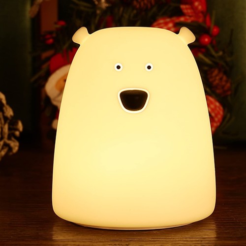 Bear lamp kitty night - lamp, light