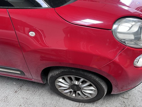 2014 fiat 500l red front - fiat,