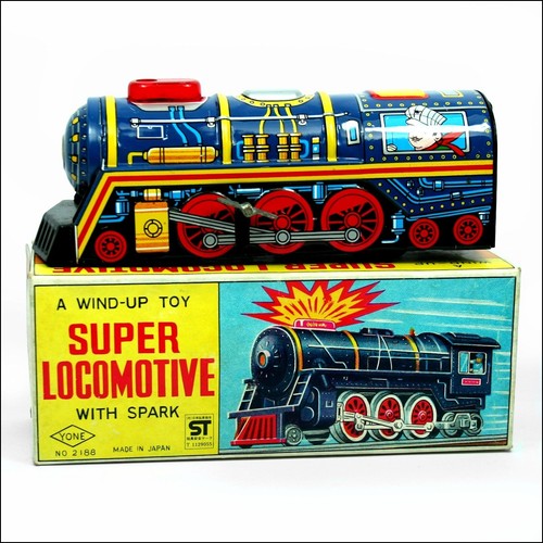 Vintage tin plate super - vintage,