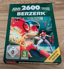 Berzerk Enhanced Ed. - Atari 2600+ Cartridge game - Boxed - Very Good Condition