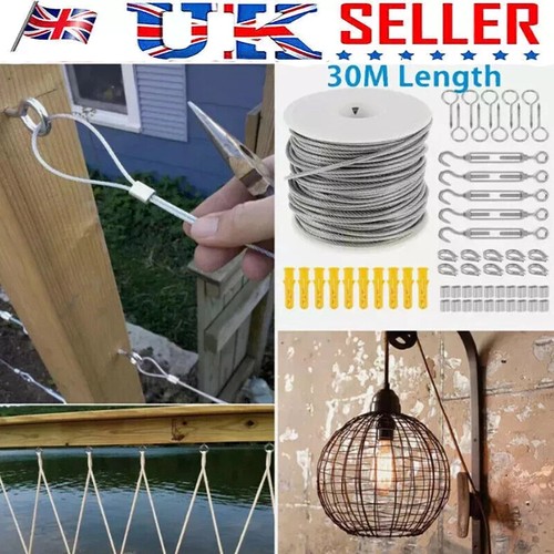 Garden wire rope kit - wire, 30m/2mm