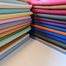 Plain 100% Cotton Linen Fabric