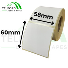 Direct Thermal 58mm x 60mm