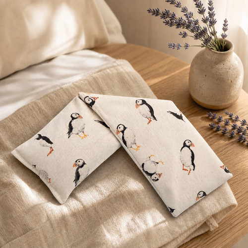 Lavender wheat bag puffins - bag,