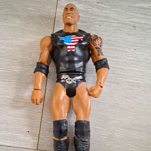 Mattel wwe the - mattel, rock