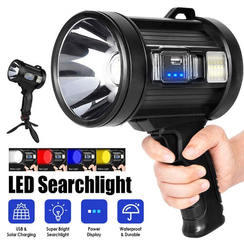 Handheld led searchlight usb - led,