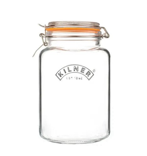 Kilner clip top square - top,