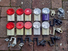 10 x 1980's Vintage Ever Ready Cycle Lights (4 Front lights, 6 Rear Lights)