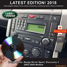 RANGE ROVER SAT NAV NAVIGATION DISC 2018 UK LAND ROVER DISCOVERY 3, SPORT, DENSO