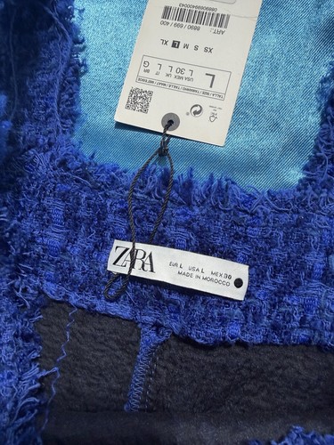 Zara sleeveless tweed mini - zara,
