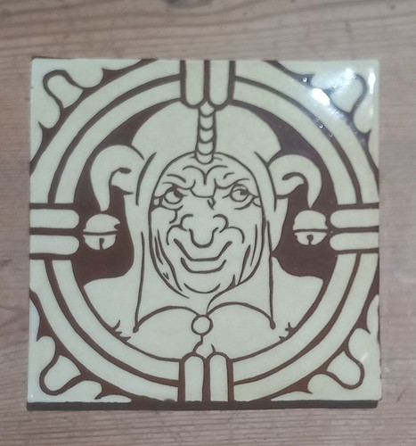 Medieval style encaustic - style,