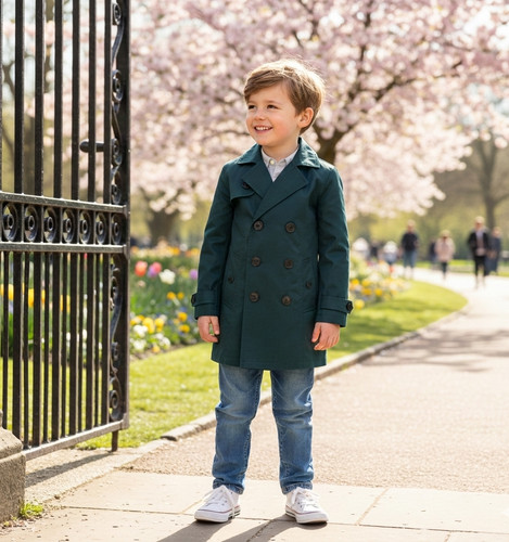 Kids double breasted trench - kids,