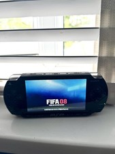 “Excellent condition” Sony PSP 1000 Black, charger +1 game + new battery
