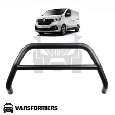 Renault Trafic 2014+ On A-Bar Matte Black (Spoiler Nudge City Bull Bar Matt)
