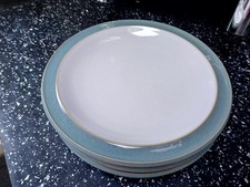 DENBY AZURE SIDE PLATES X 3 -