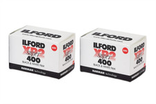 2 Rolls - Ilford XP2 Super Black and White 35mm Film 24exp - C-41 - Expiry 03/28