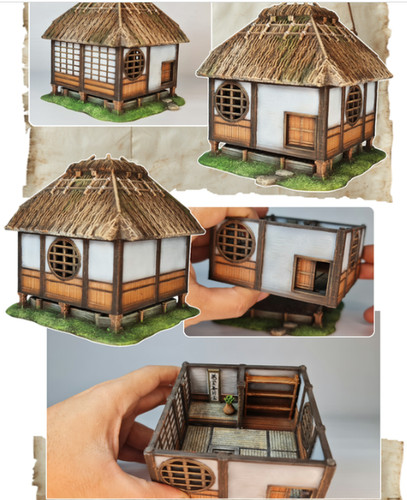 Tea house japanese themed - house,