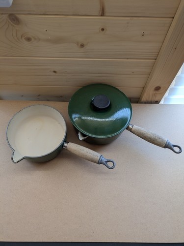 Creuset 16cm 18cm pair - le,