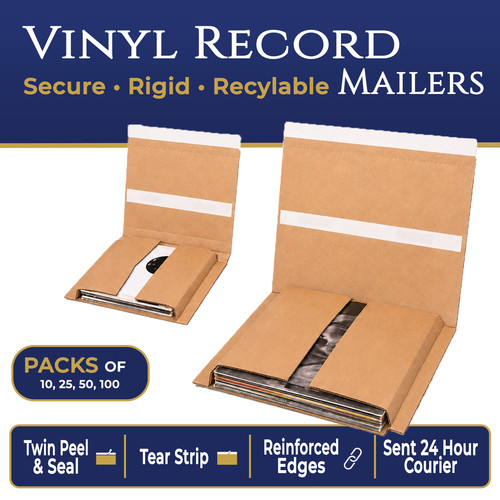 Vinyl record mailers 12 - vinyl, 7"