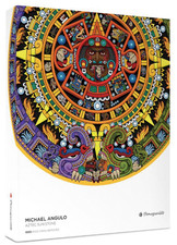 Pomegranate Aztec Sun Stone