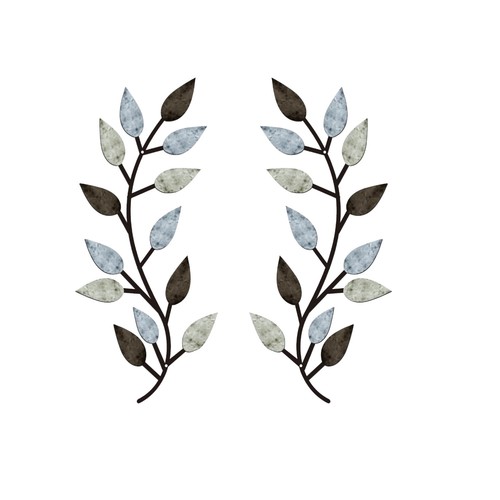 Set metal leaf - leaf, art