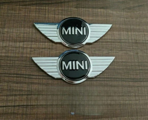 2pcs mini badge logo front - badge,