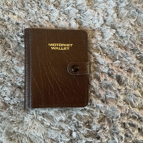 Motorists leather wallet - leather,