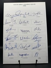 1994 Cricket Hand Signed  x18