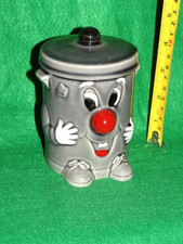 Vintage Retro 1980s Ceramic Dusty Bin Money Box  From Television Show 3-2-1