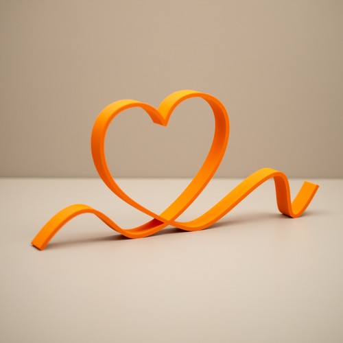 Heart ornament line art - line, art: