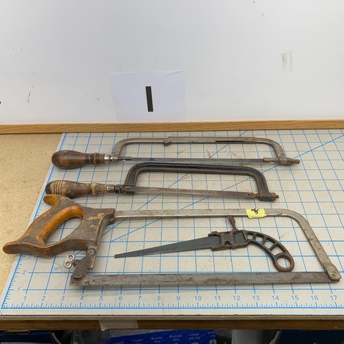 Vintage hack saw hand - saw,
