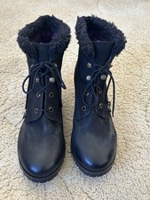 Red Or Dead Women’s Ankle Boots Black Lace Up Size 5 Good Condition