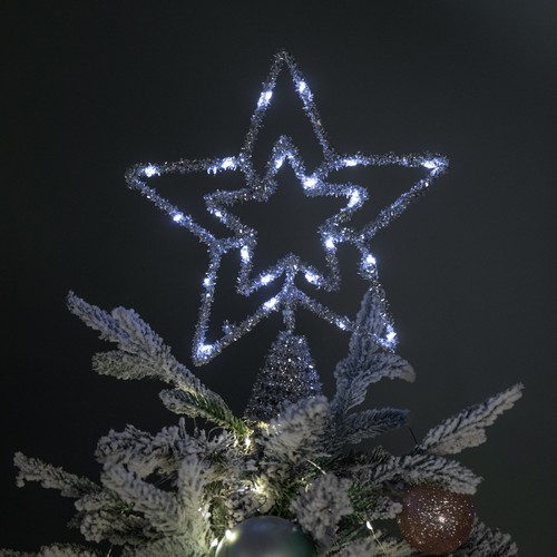28cm battery powered silver - battery,