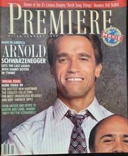 Premiere January 1989 Arnold Schwarzenegger  Danny de Vito
