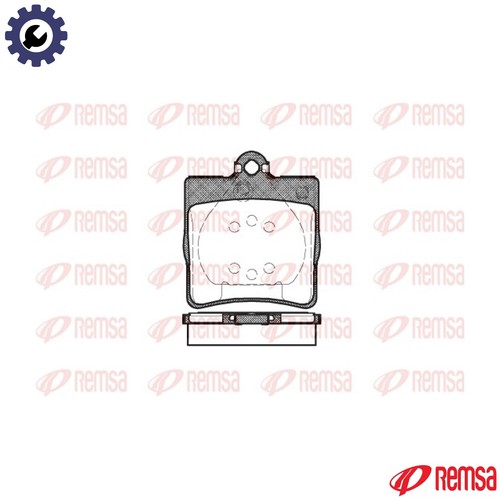 Brake pad set - brake,