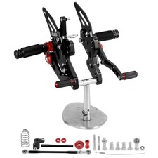 Aluminum Black Rear Sets