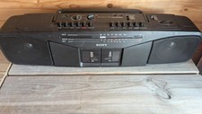 Sony CFS-W304L Vintage Radio Cassette-Corder with Tape Decks