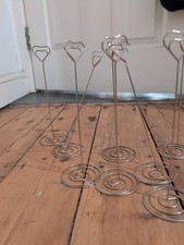 Heart Shaped Wedding Name Holders X 10