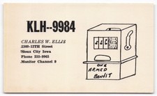 Sioux City Iowa QSL Card