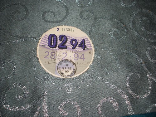 Tax disc 94 - tax, ..02