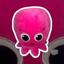 Octopus Energy 9 inches Plush Toy - Happy Face