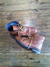 Men's. Leather Boots, Brown Size 9. Crew Clothing