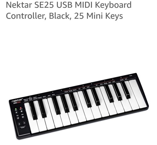 Nektar se25 usb midi keyboard - se25,