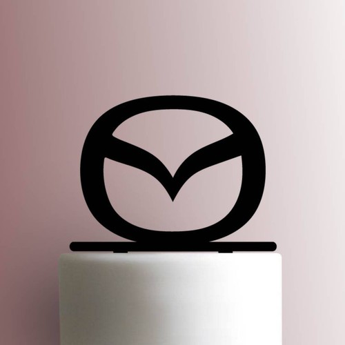 Mazda logo acrylic cake - logo,