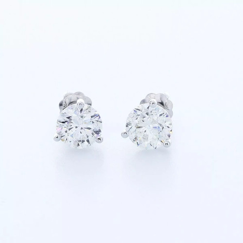 Classic stud earrings - earrings, solid