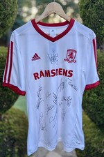REDUCED BNWT Signed 1st team Middlesbrough 2013-14 football shirt BORO Adidas