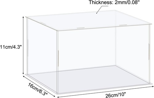 26x16x11cm acrylic clear - acrylic,
